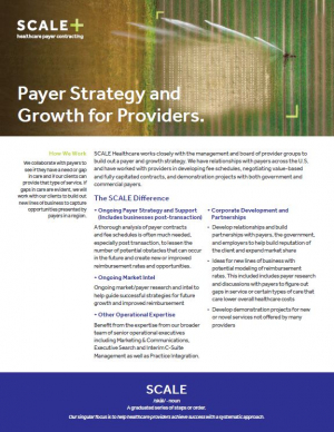 Payer Contracting Fact Sheet Payer Contracting Fact Sheet